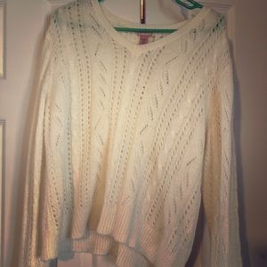 Cream sweater